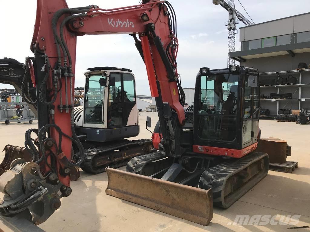Kubota KX 080-4 Малые экскаваторы 7т-12т