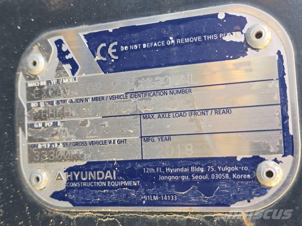 Hyundai HX 330 NL Гусеничные экскаваторы