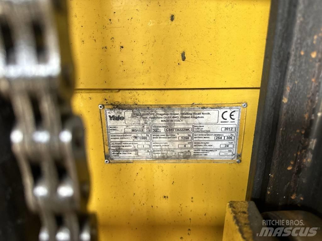 Yale ms15x Ручные гидравлические тележки