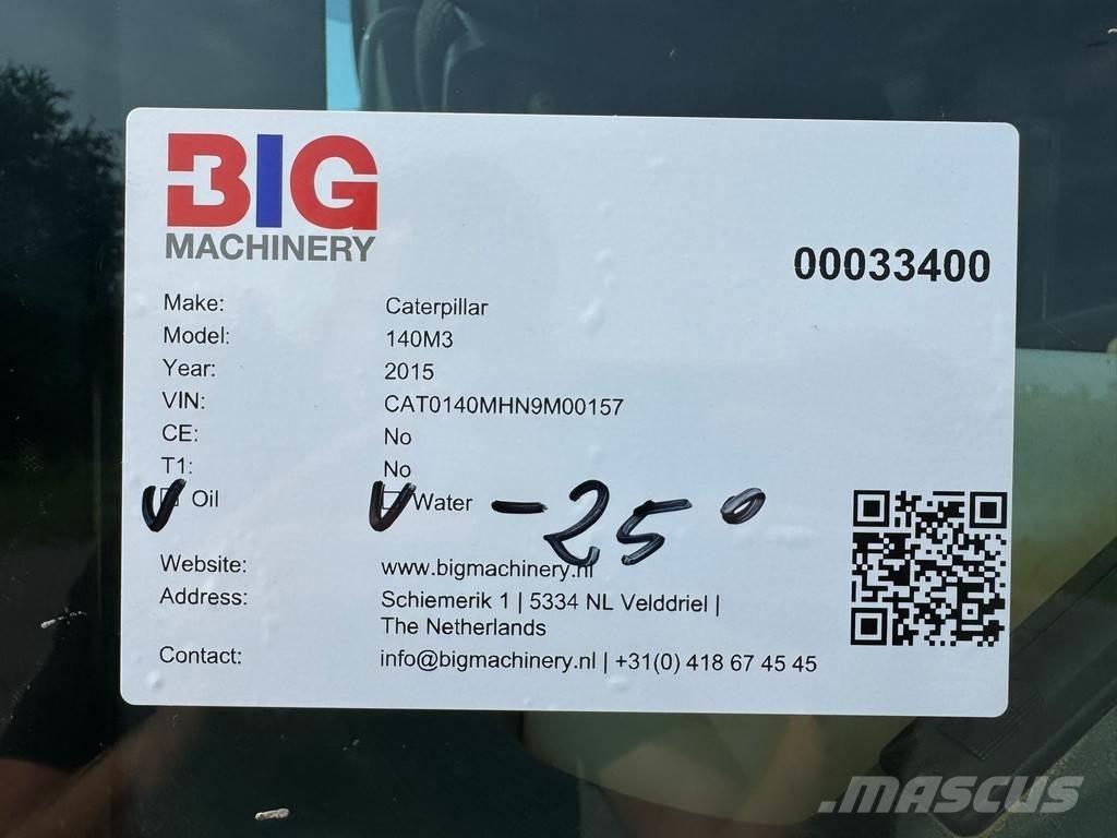 CAT 140M3 Грейдеры