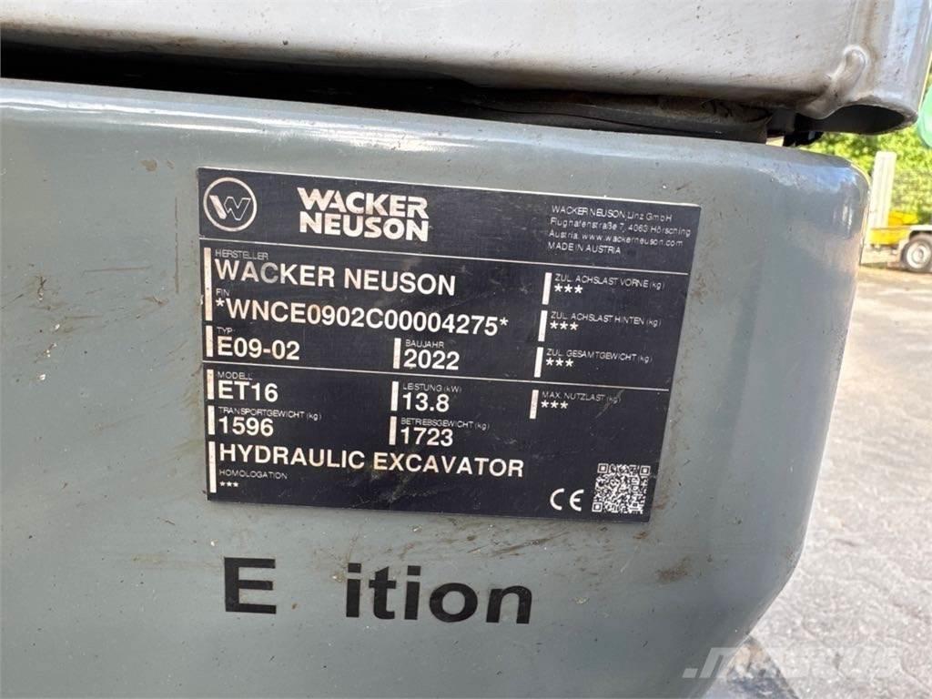 Wacker Neuson ET16 Гусеничные экскаваторы