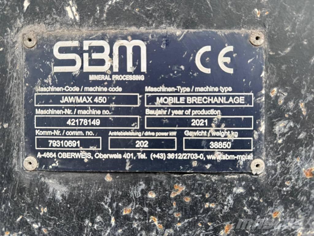 SBM Jawmax 450 Мобильные дробилки