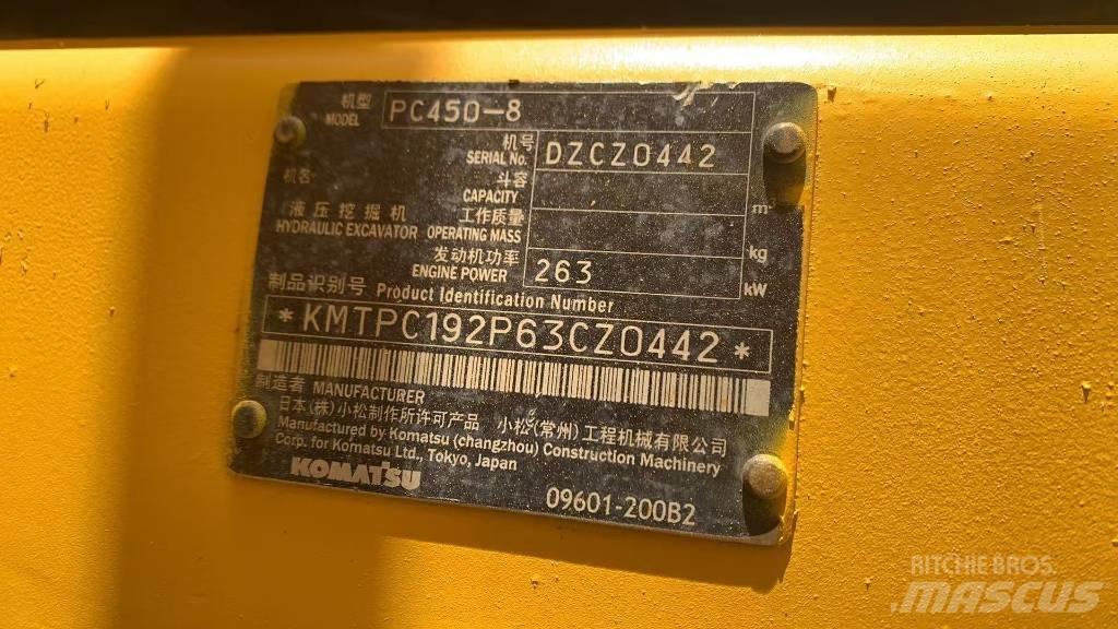 Komatsu PC450 Гусеничные экскаваторы
