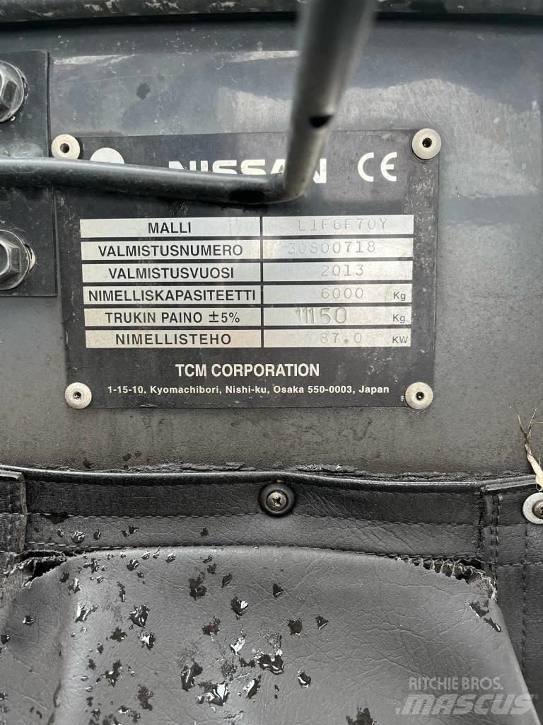 Nissan L1 F6 F70 Y Дизельные погрузчики