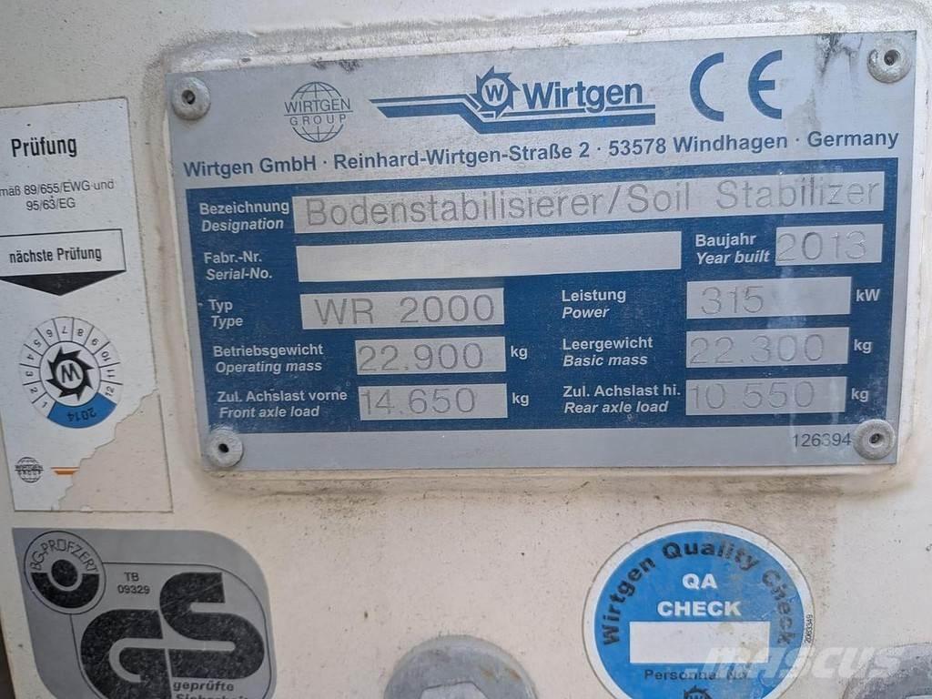 Wirtgen WR2000 Ресайклеры