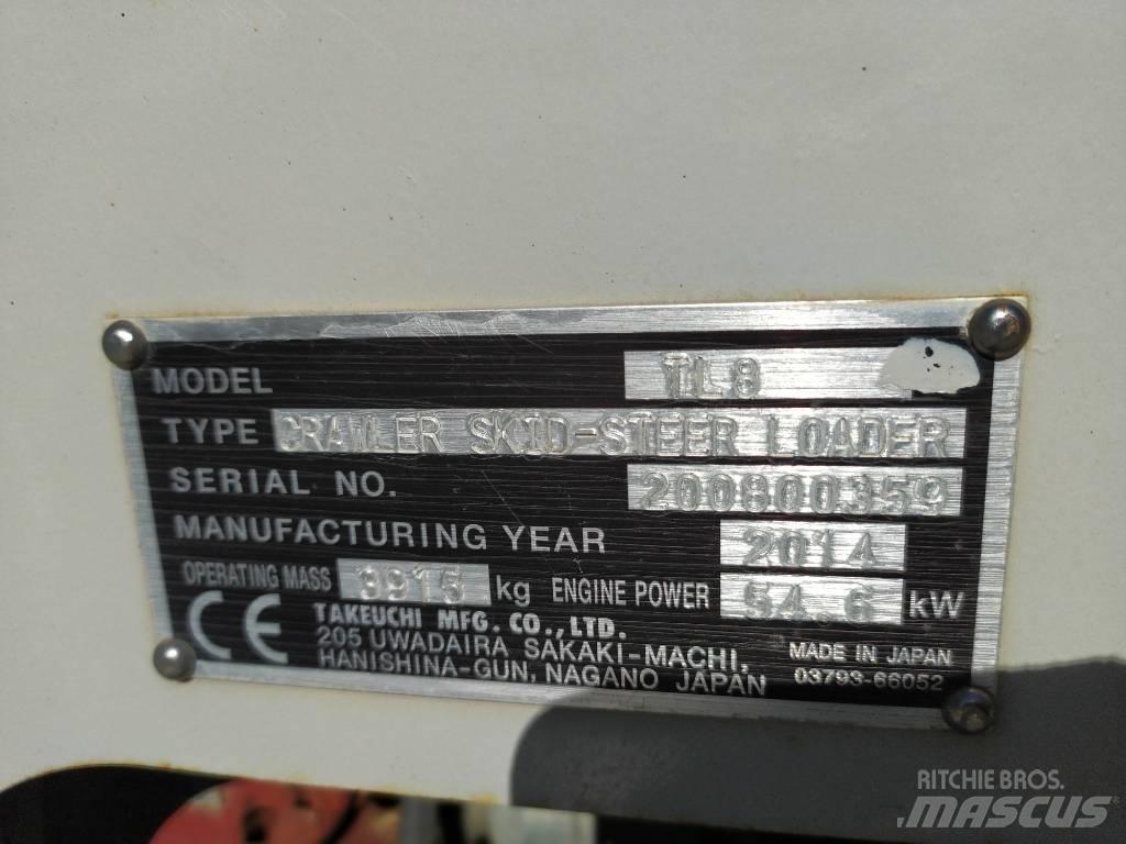 Takeuchi TL 8 Гусеничные фронтальные погрузчики