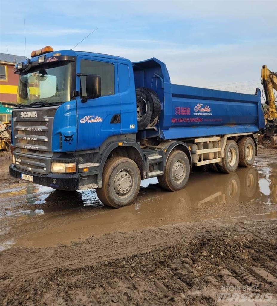 Scania R 420 8X4 Скиповые погрузчики