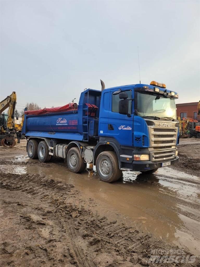 Scania R 420 8X4 Скиповые погрузчики