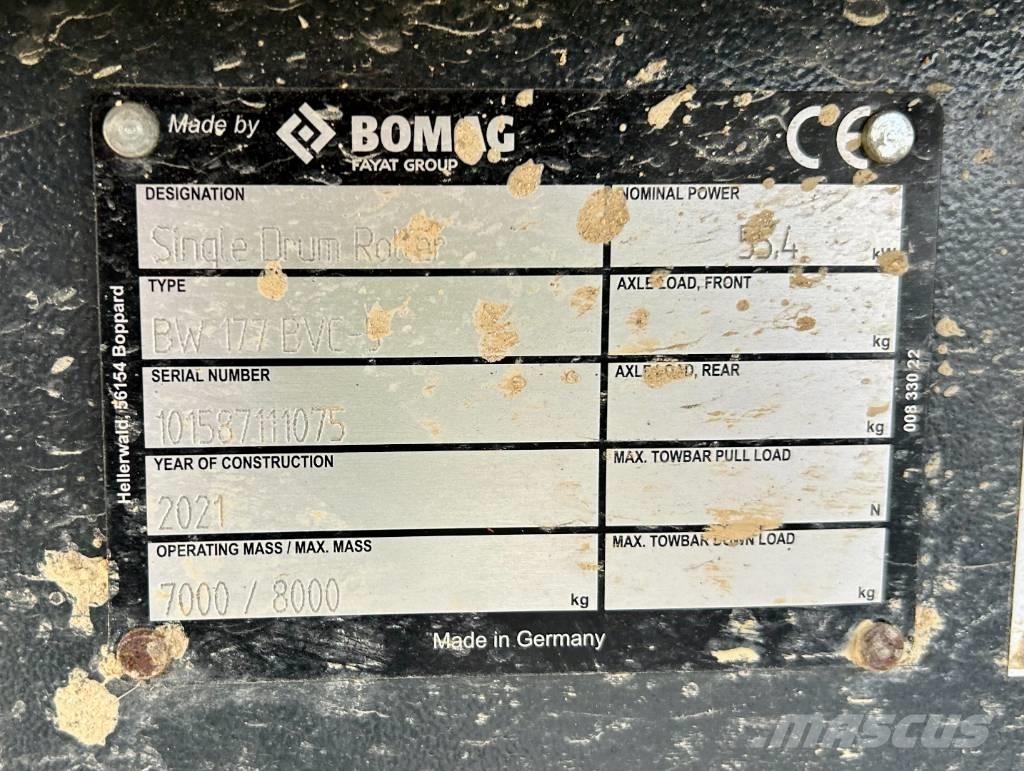 Bomag BW 177 BVC-5 Грунтовые катки