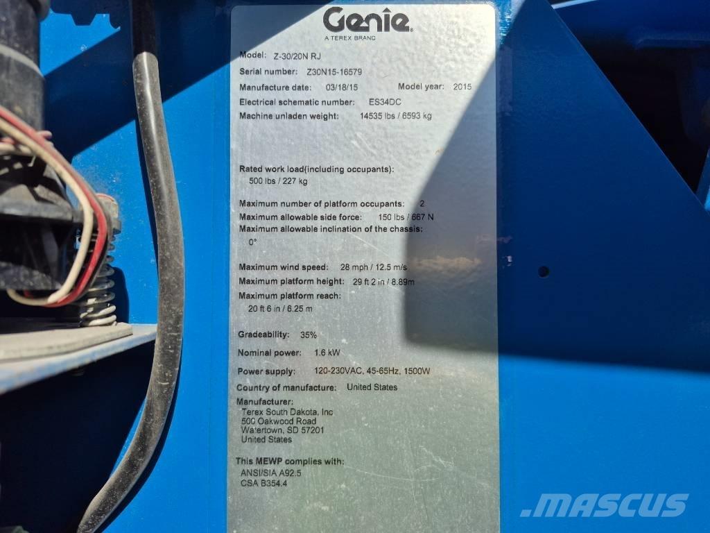 Genie Z 30/20 N Коленчатые подъемники