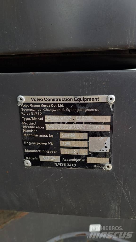 Volvo EC220E Гусеничные экскаваторы