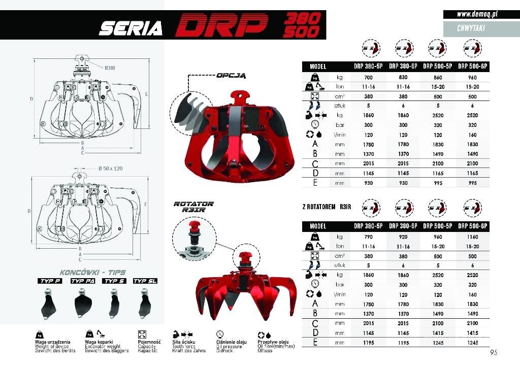  DEMOQ DRP300-5P Навесные резаки асфальта