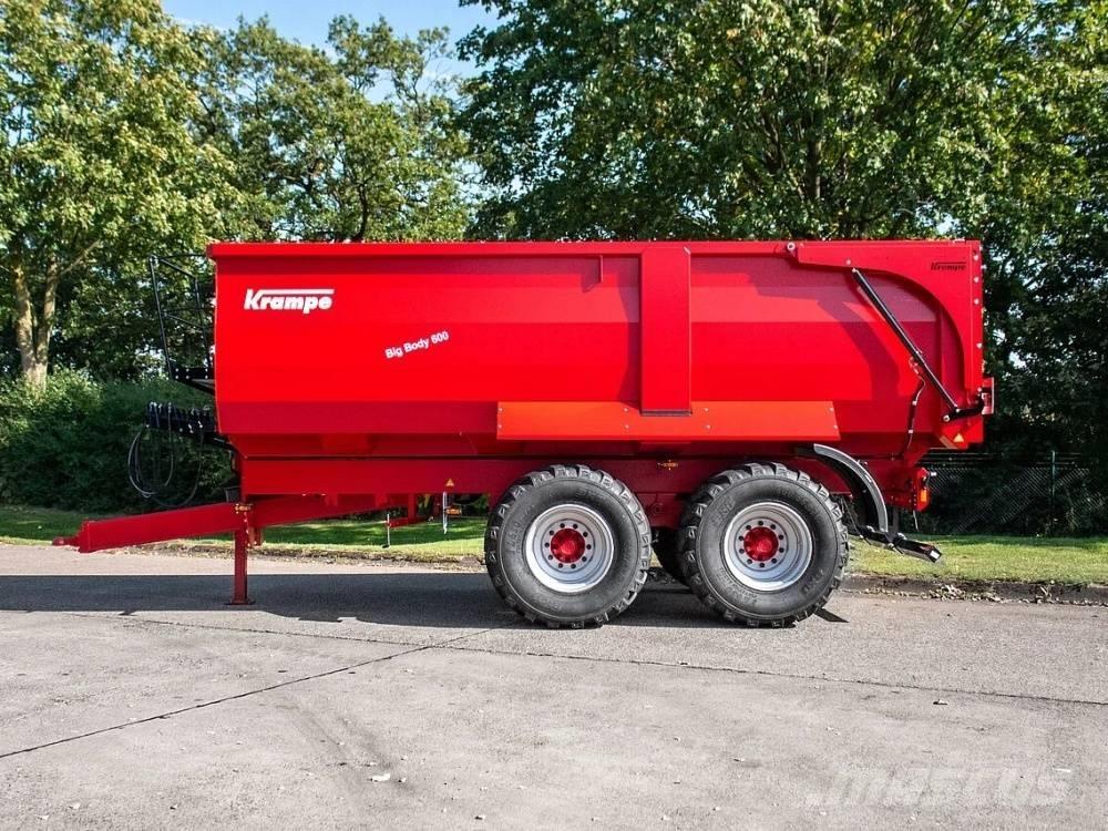 Krampe Big Body 600 Тракторные самосвальные прицепы