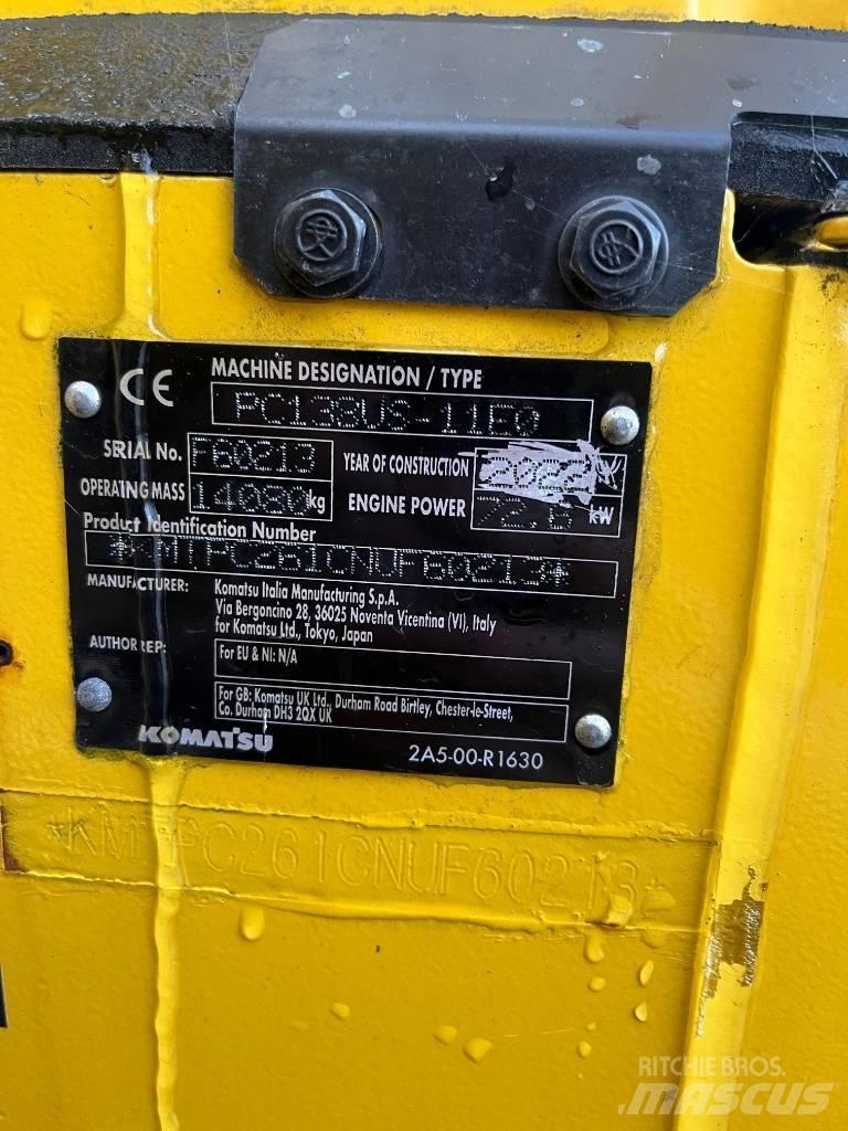 Komatsu PC138US-11 Гусеничные экскаваторы
