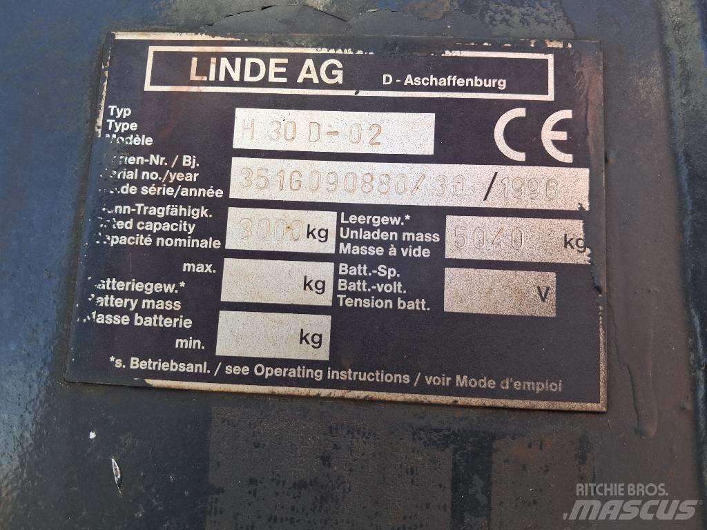 Linde H 30 D Дизельные погрузчики