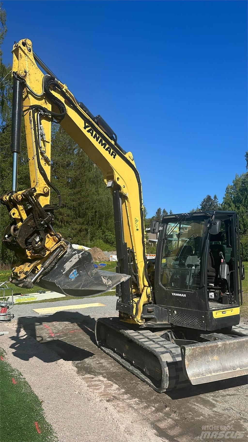 Yanmar Vio 80-1A Малые экскаваторы 7т-12т