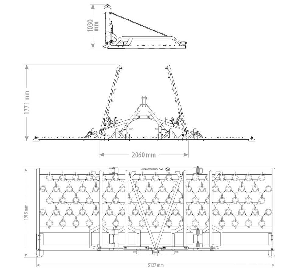  Unimarco WPH 51 Пружинные бороны