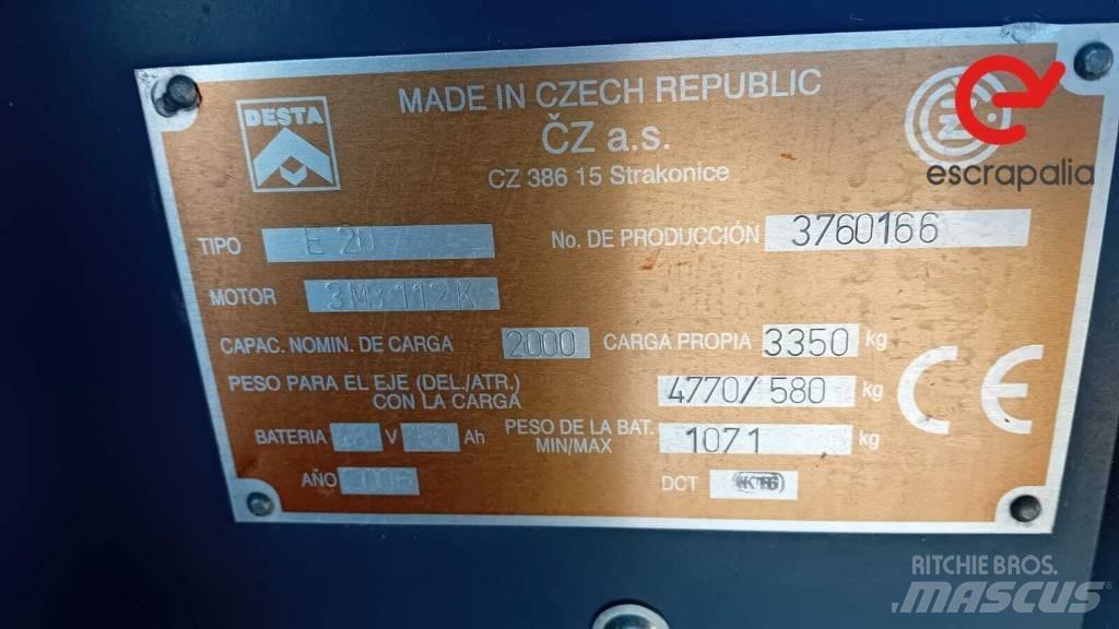 Desta E20 Телескопические погрузчики