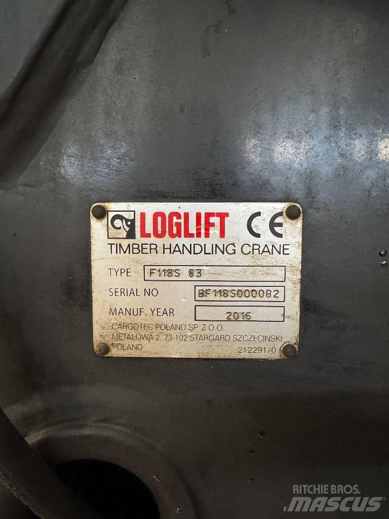 Loglift 118 S T Гидроманипуляторы для леса