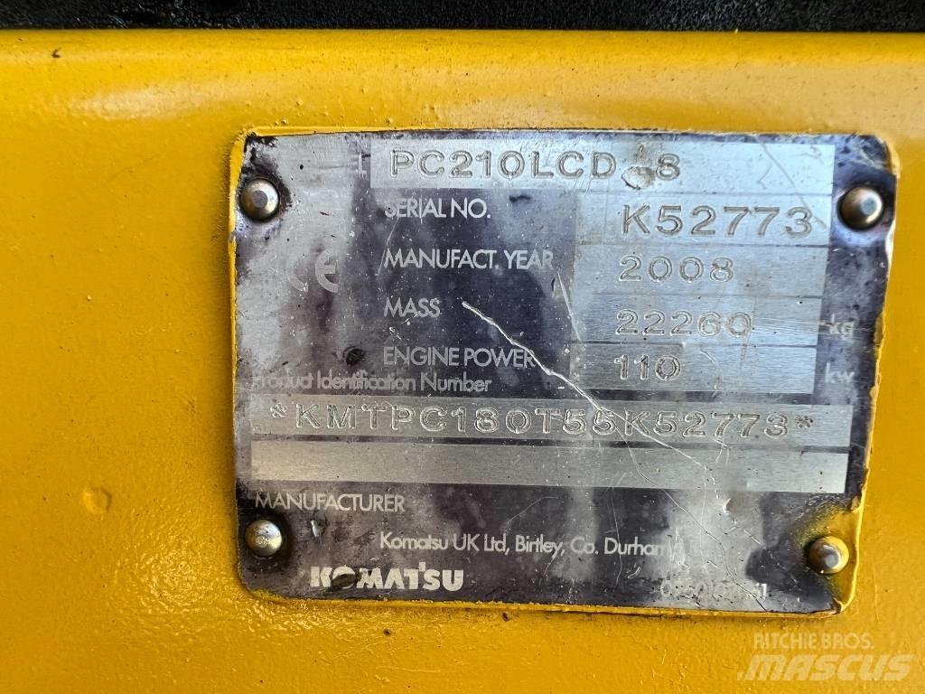 Komatsu PC 210 LCD-8 Гусеничные экскаваторы