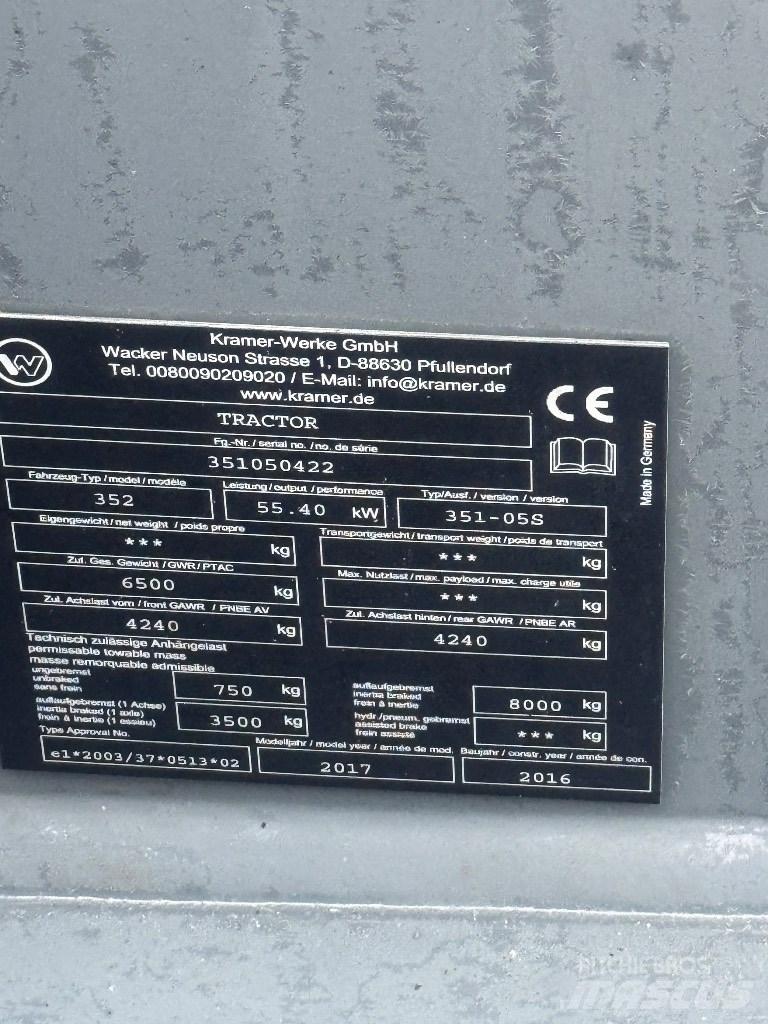 Kramer 8085 Фронтальные погрузчики