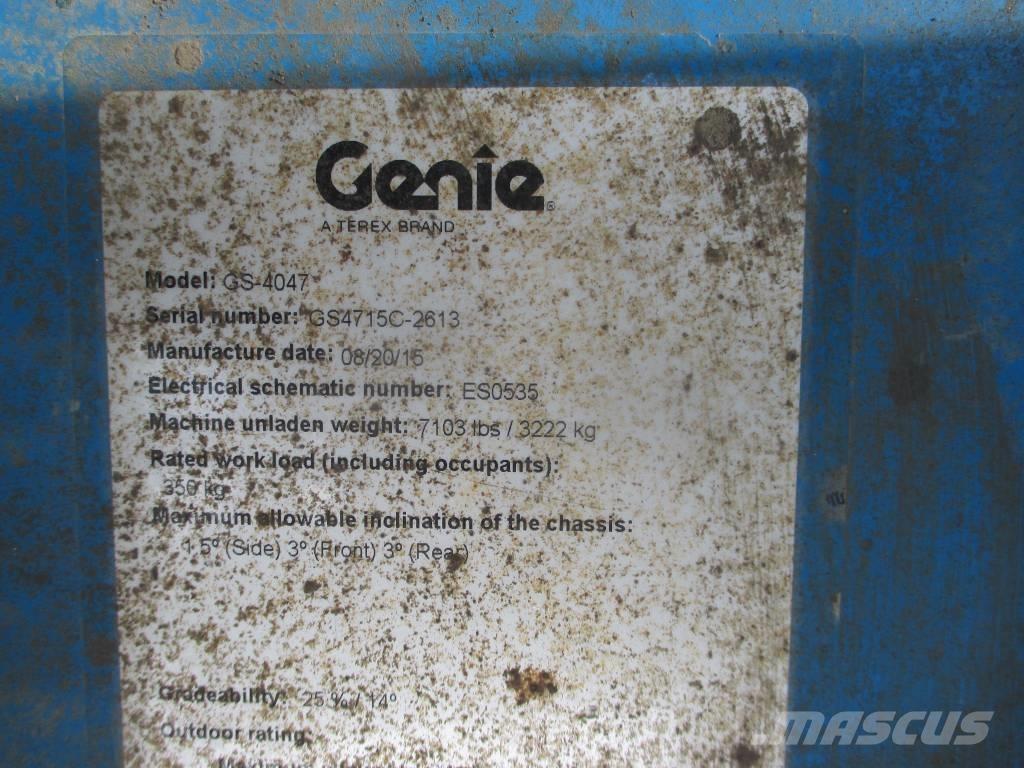 Genie GS 4047 Ножничные подъемники