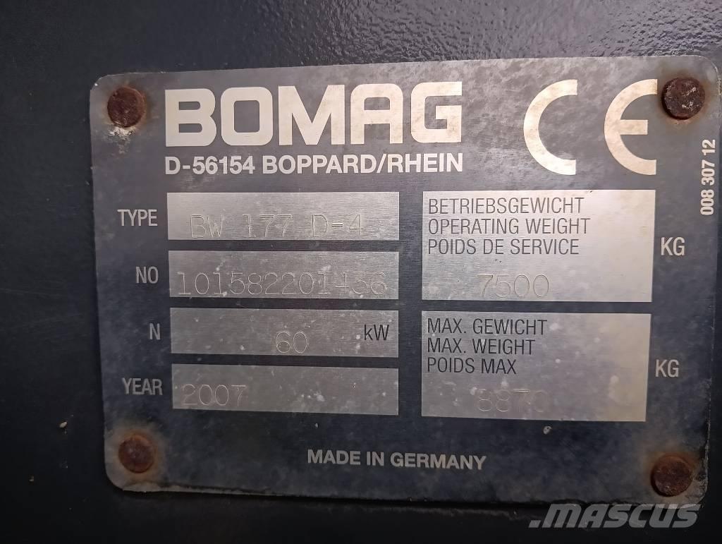 Bomag 177 D4 Грунтовые катки