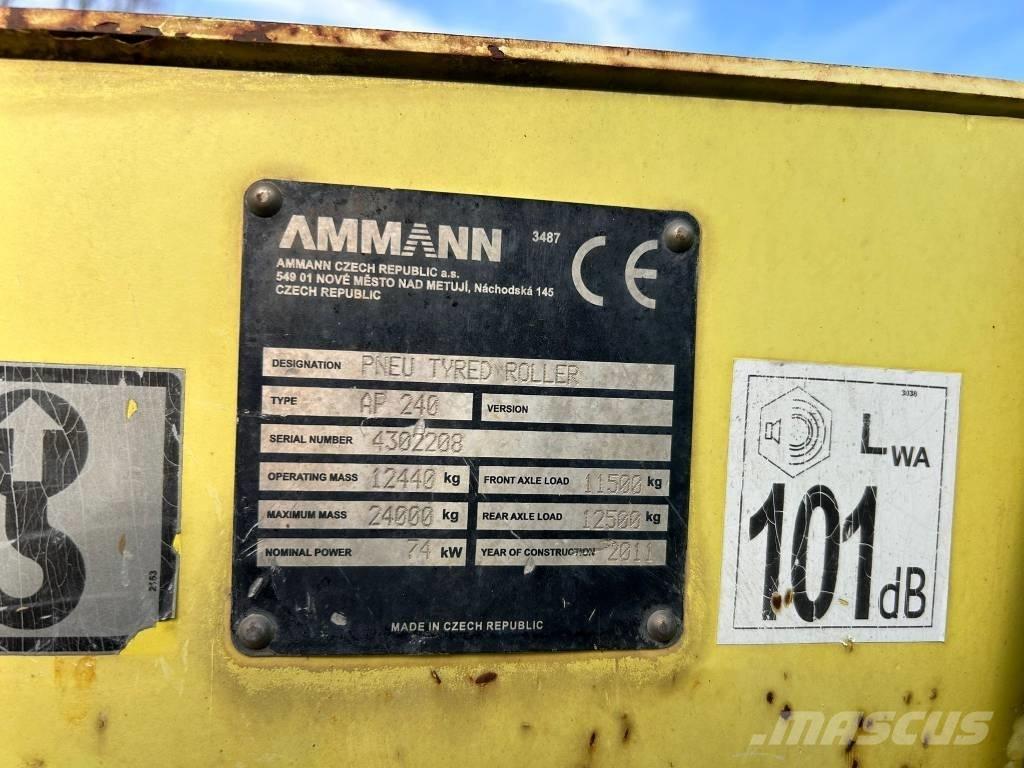 Ammann AP 240 Пневматические катки