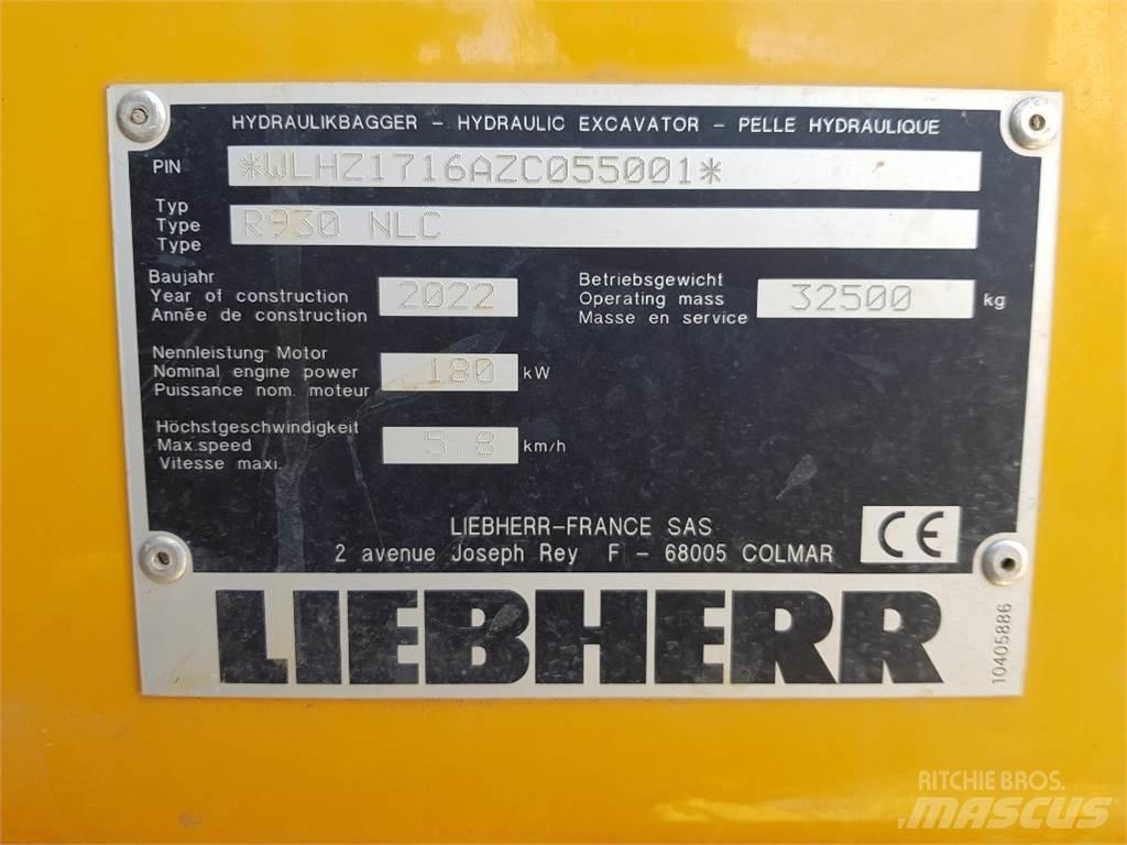 Liebherr R930 Гусеничные экскаваторы