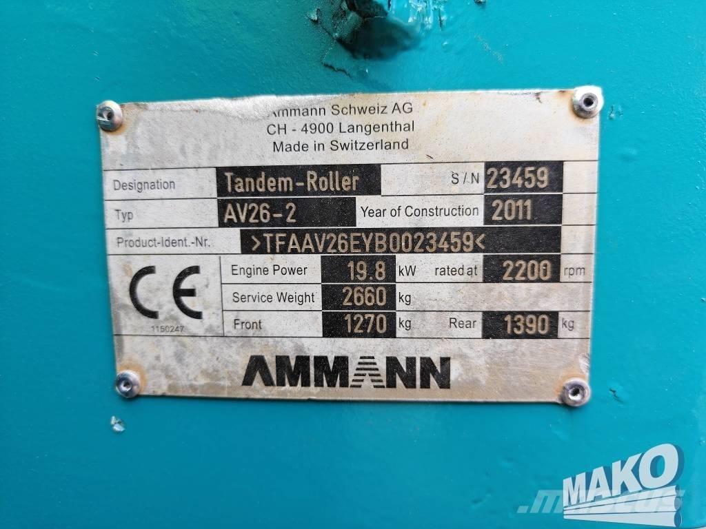 Ammann AV 26-2 Катки тротуарные