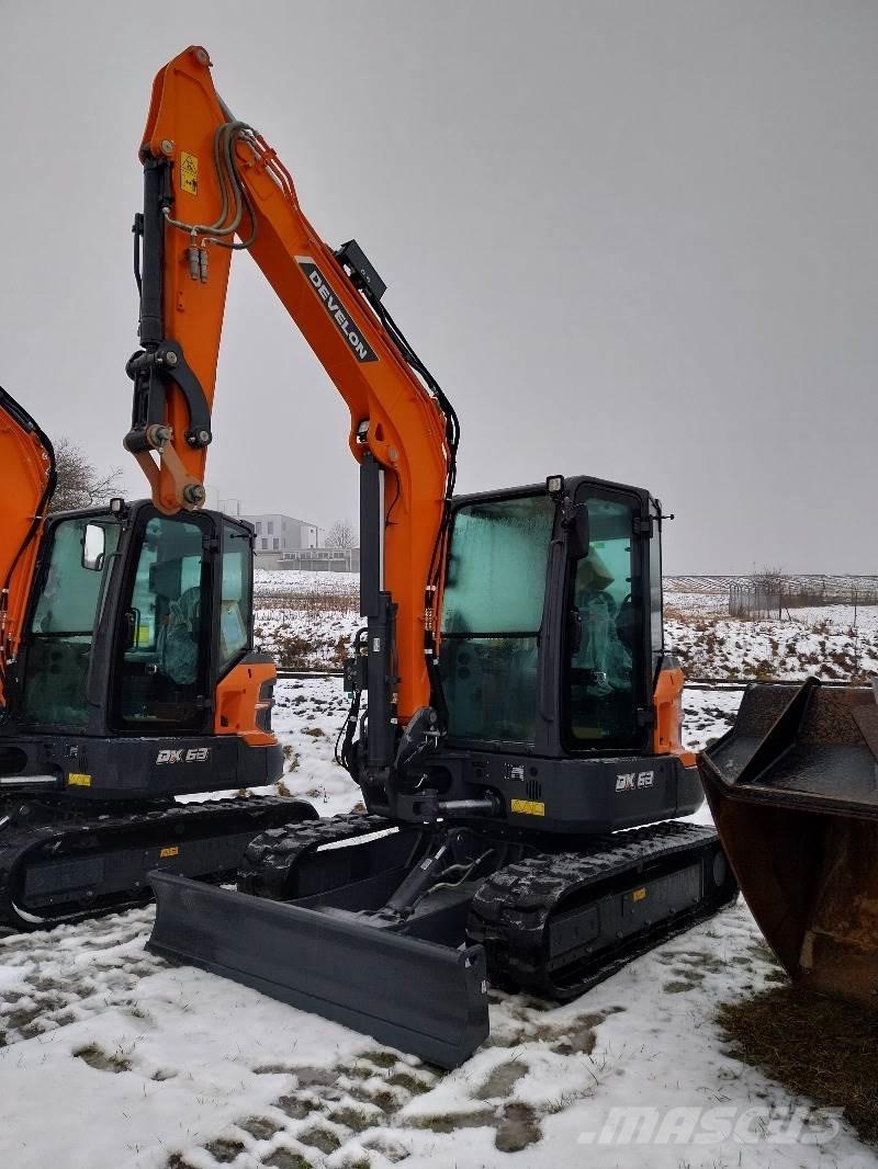 Develon DX63-7 Мини-экскаваторы