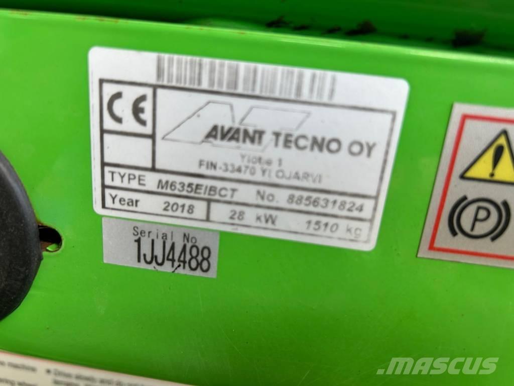Avant 635 Многофункциональные сельскохозяйственные погрузчики