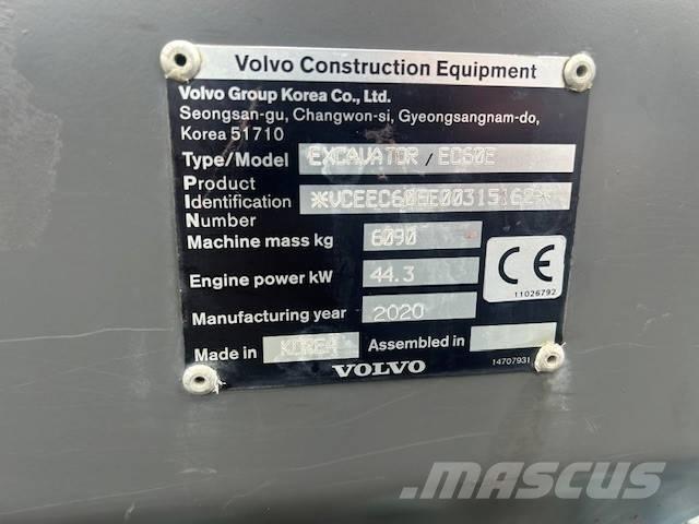 Volvo EC 60 E Мини-экскаваторы