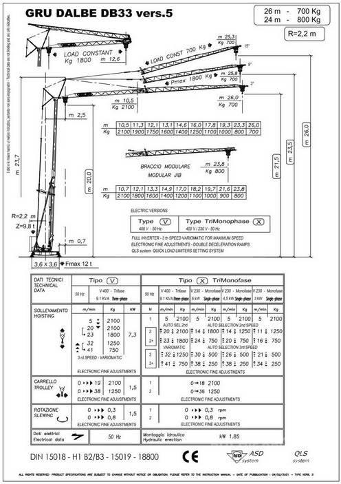  ?? DB 33 Башенные краны