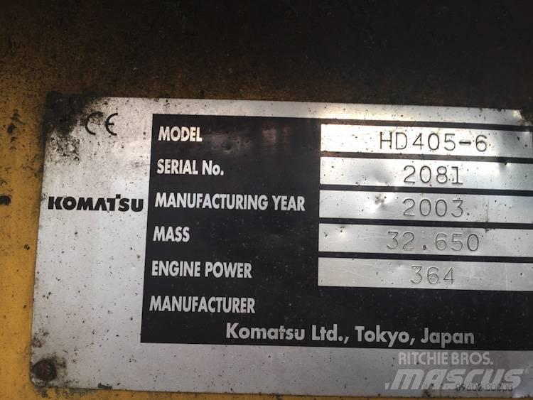 Komatsu HD405-6 Карьерные самосвалы