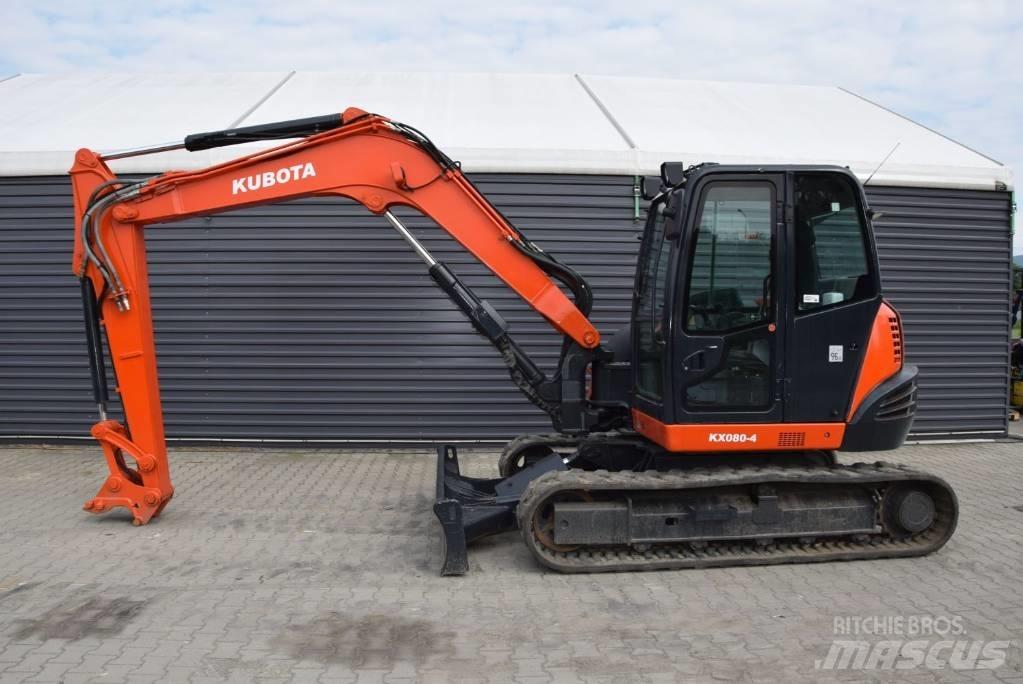 Kubota KX 080-4 Малые экскаваторы 7т-12т