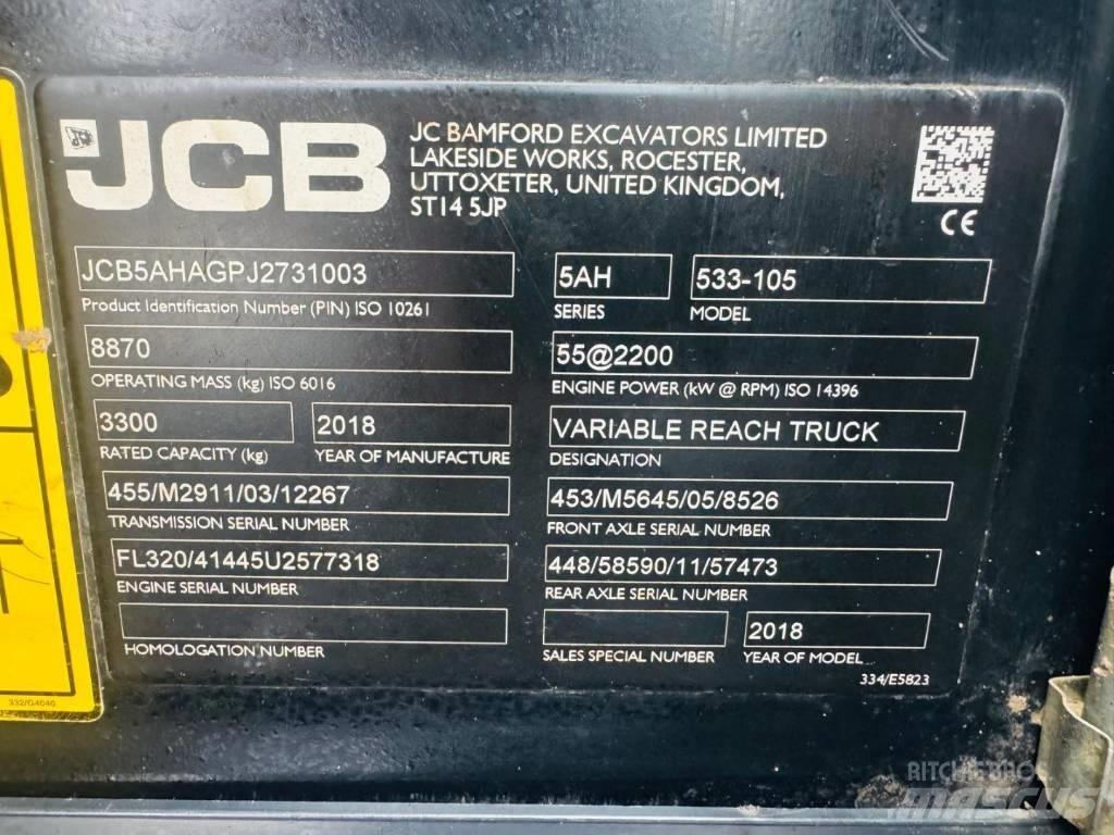 JCB 533-105 Телескопические погрузчики