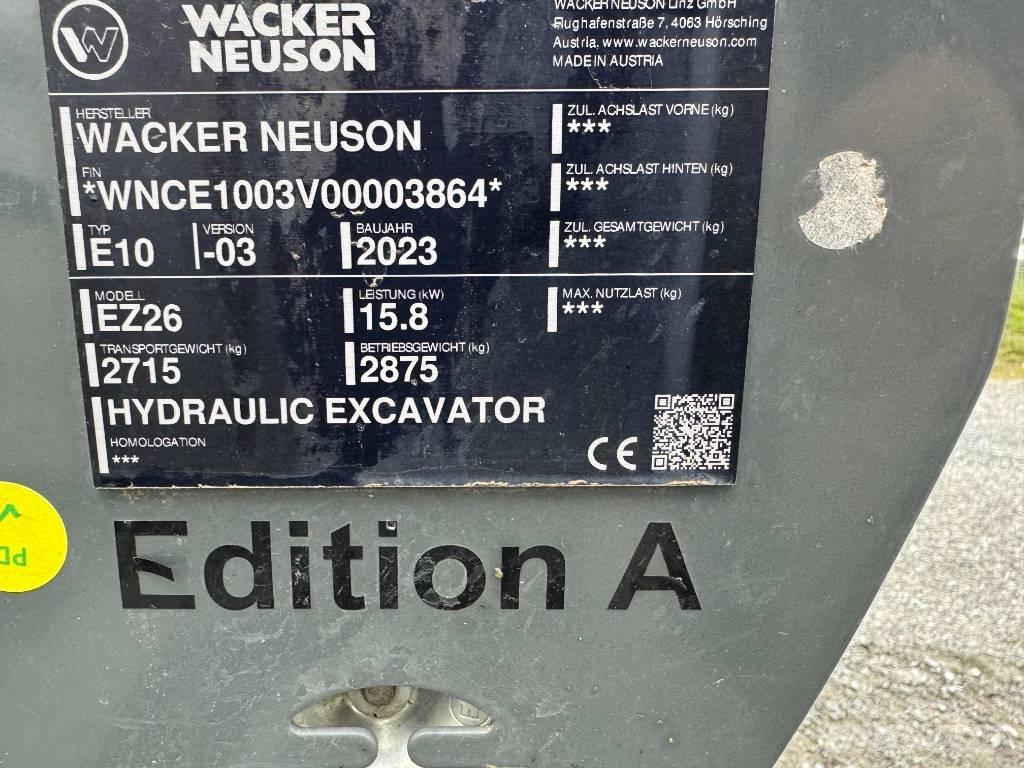 Wacker Neuson EZ26 Гусеничные экскаваторы