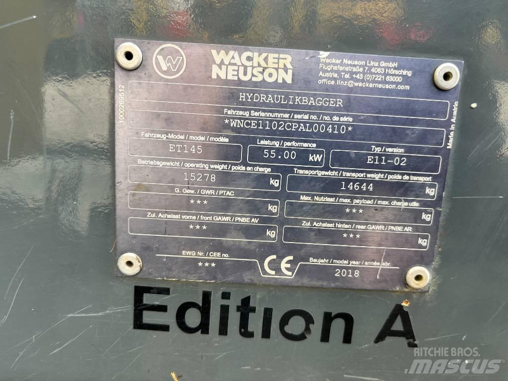 Wacker Neuson ET 145 Гусеничные экскаваторы