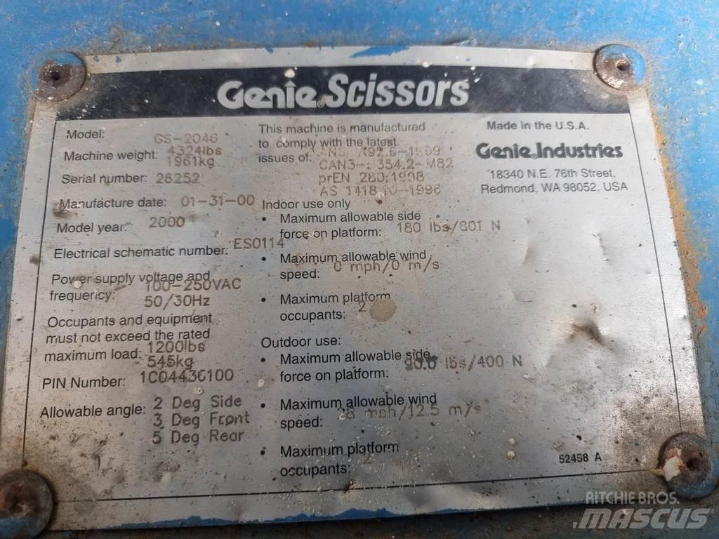 Genie GS2046 Ножничные подъемники