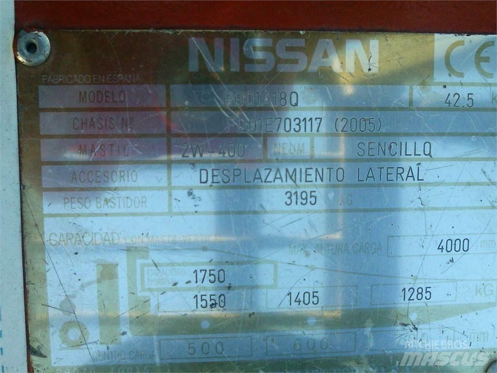 Nissan FD01A18Q Дизельные погрузчики