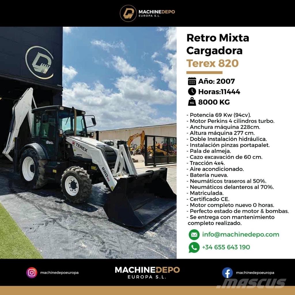 Terex 820 Экскаваторы-погрузчики