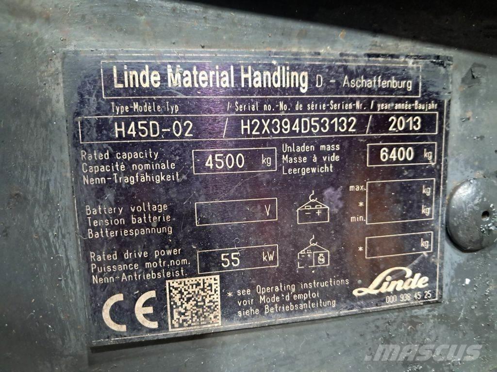 Linde H45D-02 Дизельные погрузчики