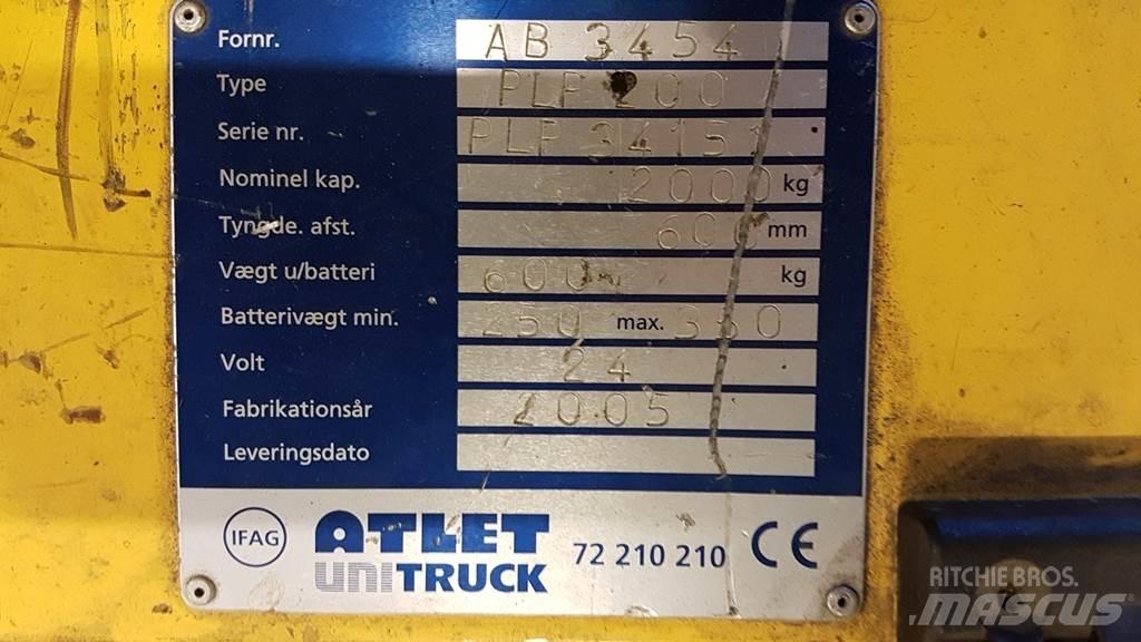 Atlet PLP200 Ручные электрические тележки