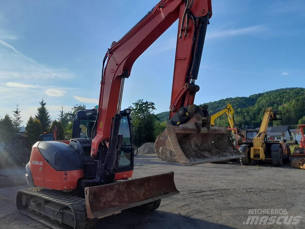 Kubota KX 080-4 Малые экскаваторы 7т-12т