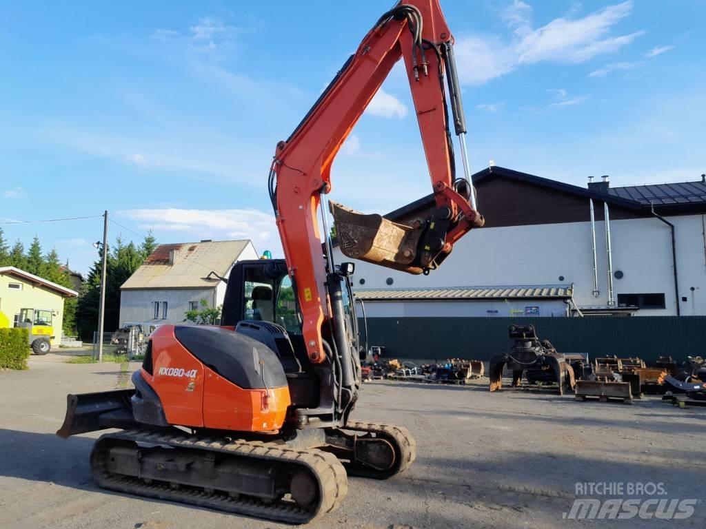 Kubota KX 080-4 Малые экскаваторы 7т-12т