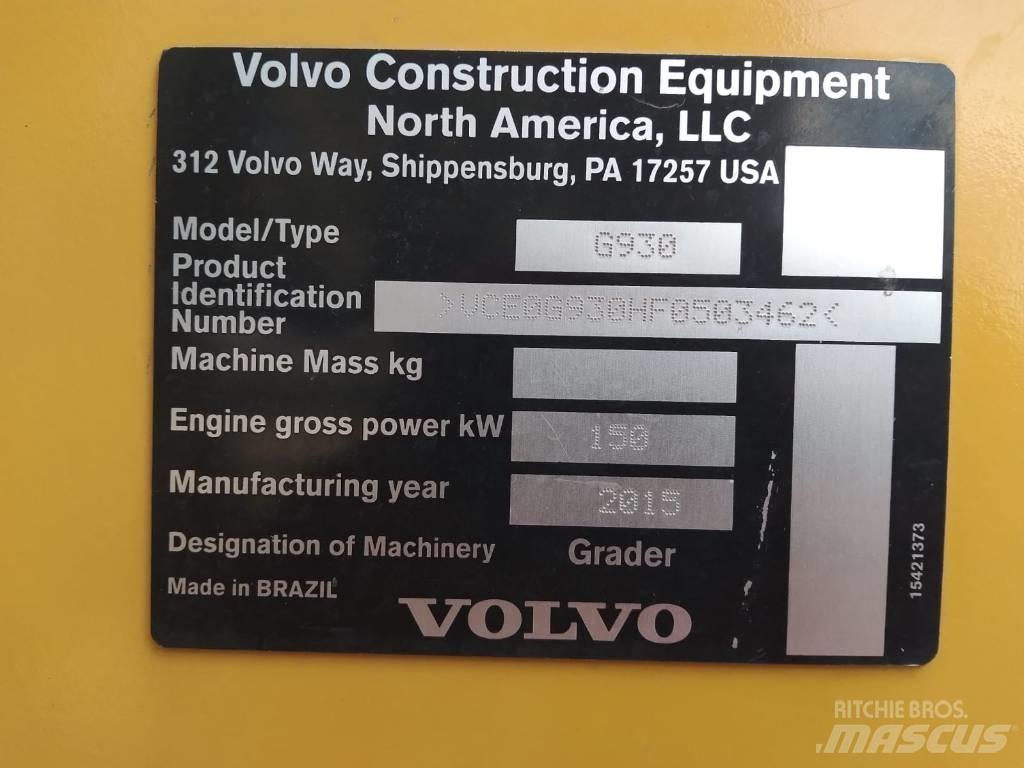 Volvo G 930 Грейдеры