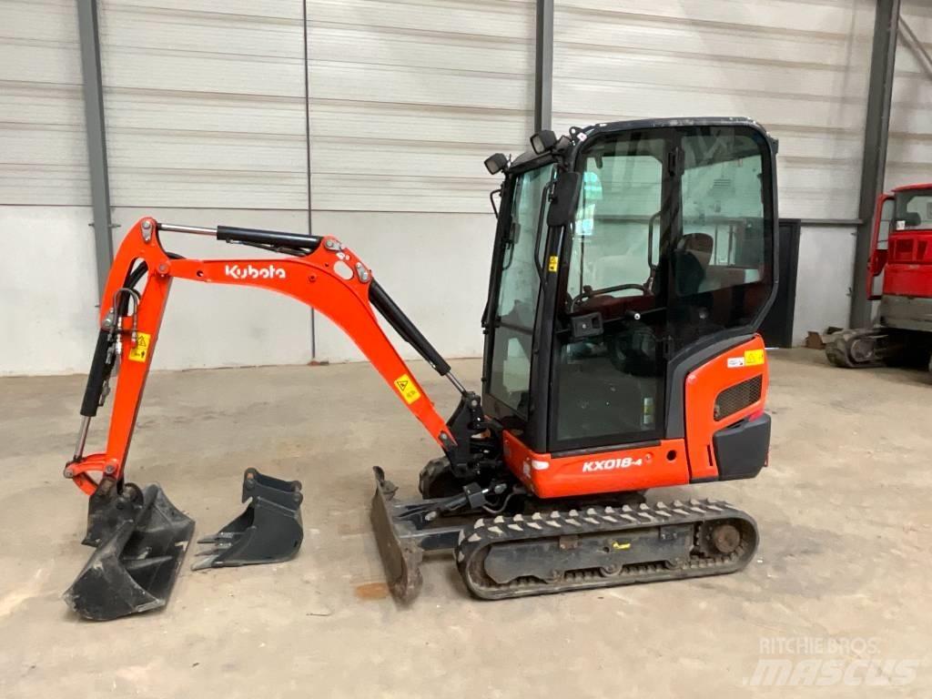 Kubota KX 018-4 Мини-экскаваторы