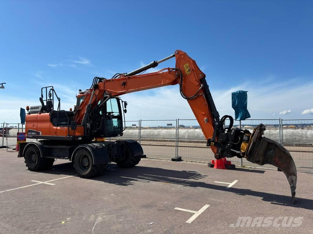 Doosan DX 160 W Колёсные экскаваторы