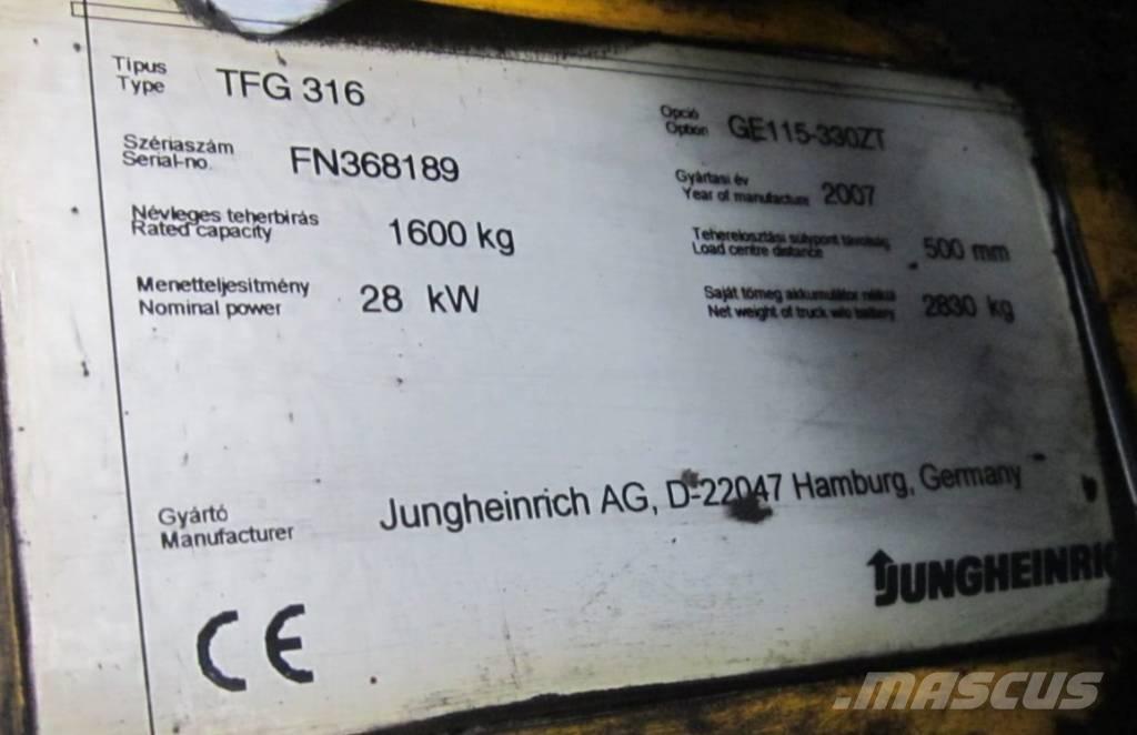 Jungheinrich TFG 316 Газовые погрузчики